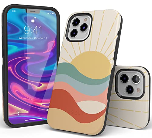 Casely Iphone 11 Pro Max Case | Here Comes The Sun | Cute Colorblock Sunset Case #TOP2