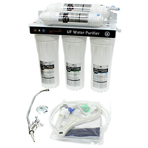 5 Stage Ultra-Filtration UF Water Filter Purifier w/Faucet Kit Clean Drinking NEW,Jikkolumlukka