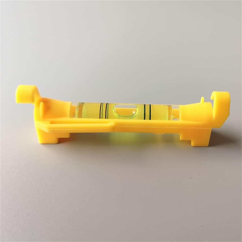 Mini Line Hanging Spirit Level Brick Laying String Bubble Hanger Hand Tool Measuring (Color : As Shown, Size : One Size) (Yellow One Size)