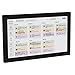 Pomya Digital Calendar, 15.6 Wall Planner, Touch Screen Chore Chart Customize Dashboard, Smart Electronic Calendar for Family Schedules & Meal Planner, Wall Desk Mount (Black)