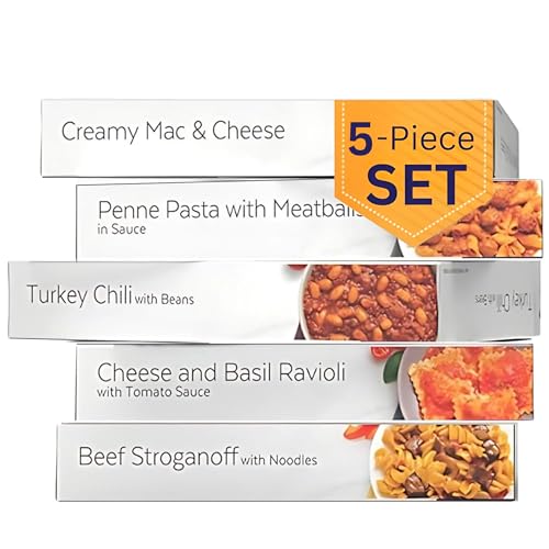 HMR Entrees Meals 5-Pack Variety | Low Calorie Premade Microwave Meals for...