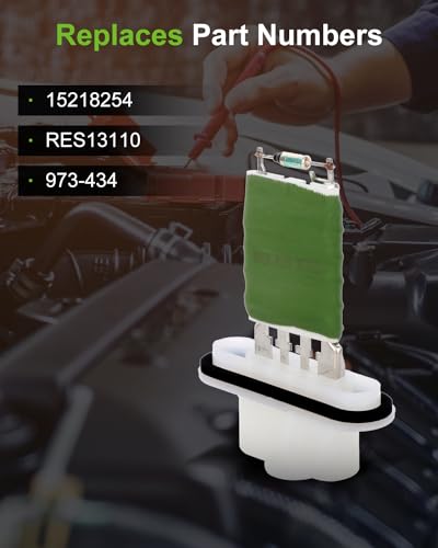 Image of SCITOO Air Conditioning Heater Fan HVAC Blower Motor Resistor Regulator for Chevrolet Colorado 2004-2012 / Chevrolet SSR 2003-2006 /GMC Canyon 2004-2012 / Isuzu i-280 2006 / Isuzu i-290 2007-2008