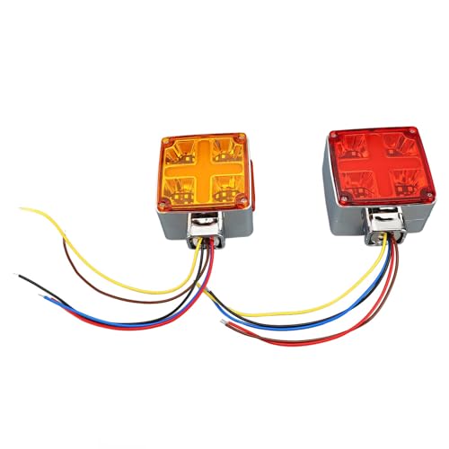 Feux de position latéraux de camion LED 6000K éclairage stop et clignotant