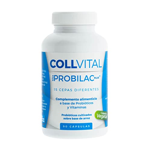 Probióticos y prebioticos veganos con 15 cepas | 90 cápsulas tratamiento probiotico para 3 meses |...