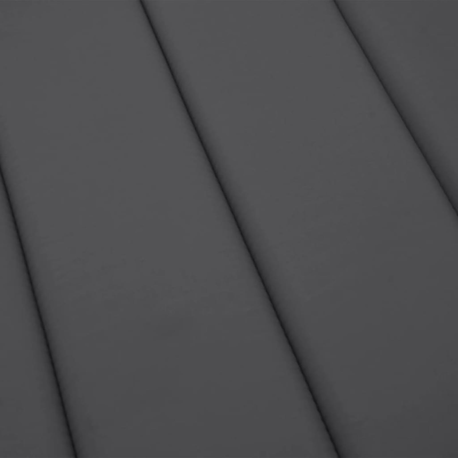 Gecheer Cuscino per Lettino, Cuscino Sdraio in Tessuto Oxford, Colore Antracite, Dimensioni 200x50x3 cm