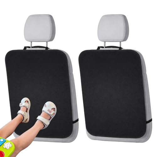 Wvbzf 2 PCS Car Seat Back Protector Kick Mats Back Seat Protector for Car Seats Back of Seat Protector with Durable Design Car Back Seat Protector for Vehicle Interior Protection
