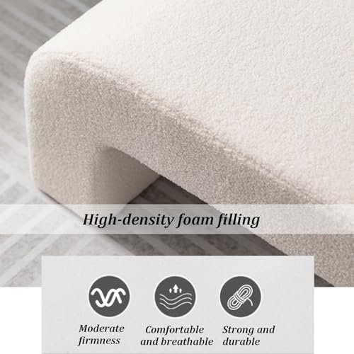 Banc avec assise en mousse confortable pour petits espaces