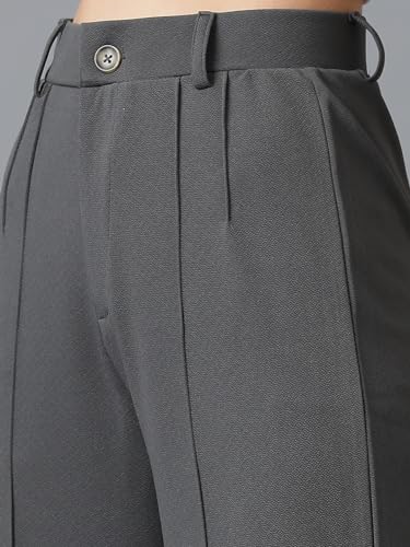 Image of KOTTY Women's Solid Relaxed Fit 3 /4 Sleeve Co-ord Blazer and Trouser Set.