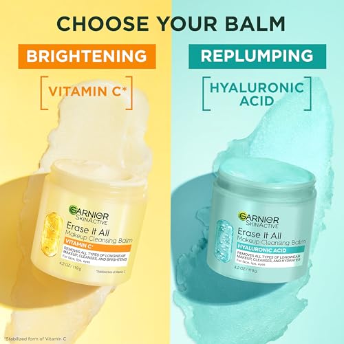 Garnier Erase It All Makeup Cleansing Balm with Vitamin C, Brightening Facial Cleanser and Makeup Remover, 4.2 Oz - image 7