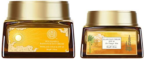 Forest Essentials Travel Size Soundarya Radiance Cream With 24K Gold SPF25