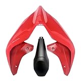 Motorrad Real Tail Abschnitt Rücksitzbezug for Panigale V4 V4S V4R Streetfighter V2 Hump Cowl Cap(Red)