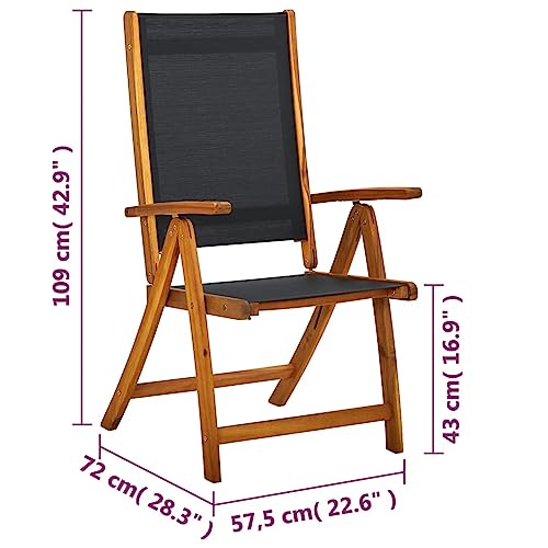 Chaise de salle à manger de balcon pliable pour optimiser les petits espaces - 7