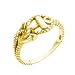Sterling Silver Anchor of Hope Ring (Sizes 2-15)