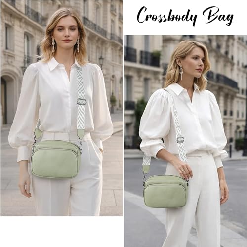 Image of TANTOMI Small Crossbody Bag for Women, Vegan Leather Shoulder Bags for Women, Travel Purse with Adjustable Shoulder Strap