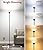 luckystyle Torchiere Floor Lamp,1200LM Dimmable Standing Lamps with Remote and Foot Switch,Custom Color Temperature Super Bright Tall Lamp for Living Room Bedroom Office,Floor Light with 12W LED Bulb