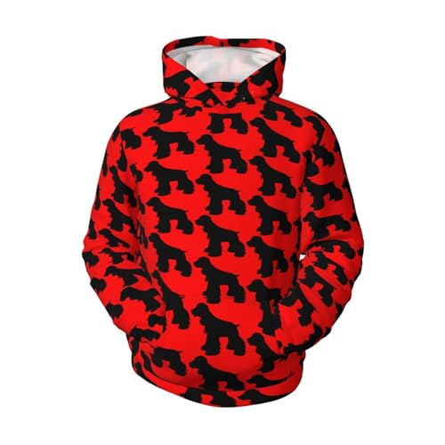 Cocker Spaniel Boy, Girls Sports Shirt Youth Pullover Fashion Hooded Sweatshirt4