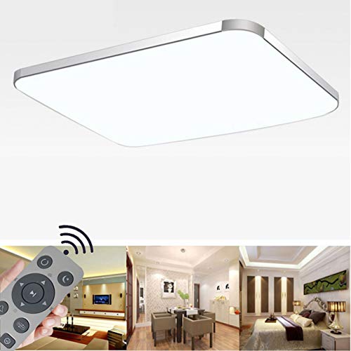 72W Luces de techo,Regulable Lámpara de techo LED ultra delgada Lámpara de la sala de estar del dormitorio de la cocina (72W Regulable) Cover