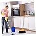 Levemolo Indoor Outdoor Sweeping Broom Heavy Duty Angle Broom Dustpan for Pet Hair and Floor Cleaning
