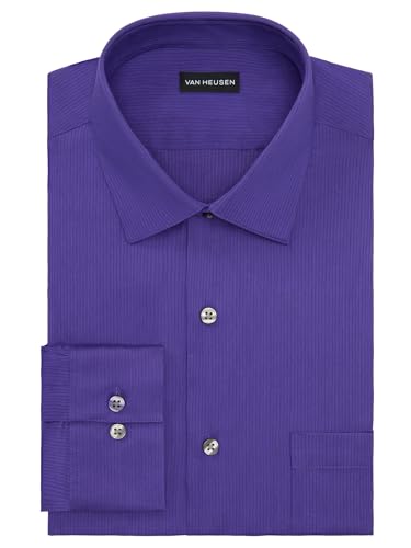Image of Van Heusen Men's Dress Shirt Fitted Everyday Defense Stretch