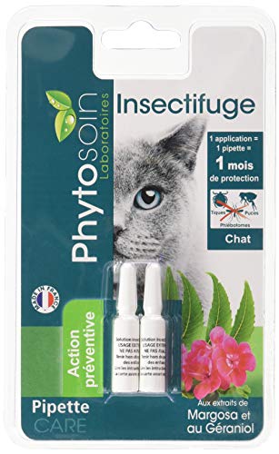 Phytosoin - 095035 - Pipettes Insectifuges Chats - x 2 Cover