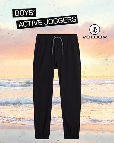 Volcom Boys' Jogger Pants - 4-Way Stretch Poly Elastane Hybrid Jogger Sweatpants - Durable Athletic Pants for Boys (8-20)2