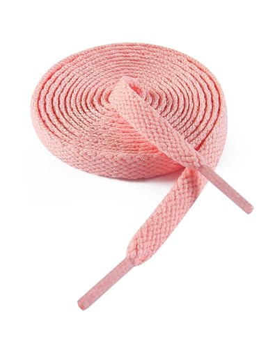 Image of VSUDO Shoe Laces for Sneakers, Shoelaces for Sneakers, Athletic Shoelaces | 8mm Flat Men Women Replacement Shoe Strings, Durable Polyester, Stay Tied, Running Walking Gym Sports Shoestrings