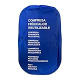 Bolsa de Gel Frio Calor Multiuso, Compresas Frío Calor Reutilizables para Dolores y Lesiones, Apto para Microondas y Nevera, 19x30cm