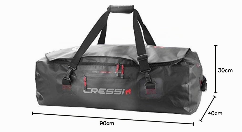 Cressi Gorilla Bag o Pro Bag - Bolsa Impermeable Tamaño Grande con Ruedas o Sin, Unisex Adulto