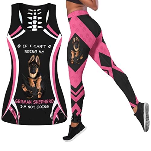 Leggings de yoga et débardeur femme imprimé 3D pour afficher votre passion avec style