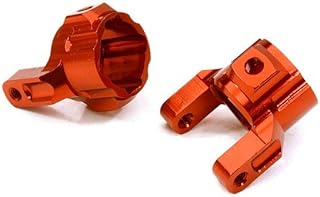 Integy RC Model OBM-22100RED CNC Machined Alloy Caster Blocks for Axial 1/10 SCX-10 Honcho & Dingo
