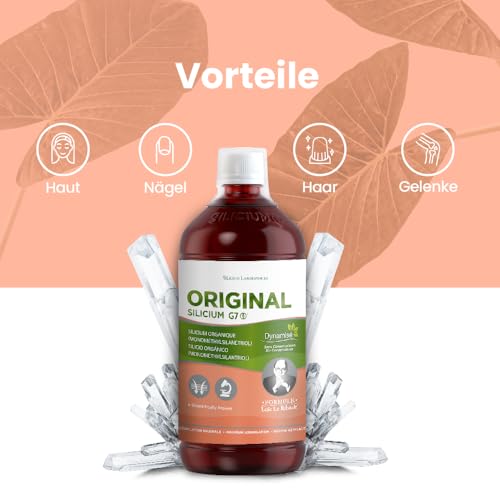 G7 Original. Verbesserte Formel. Veganes flüssiges Silizium-Ergänzungsmittel, das die Kollagenproduktion unterstützt. 1 Liter - 1000 Ml.