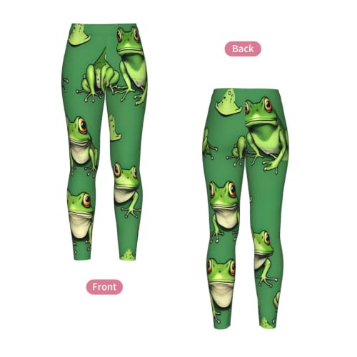 Mallas de ranas verdes sin transparencias leggings elasticos comodos de mujer 5