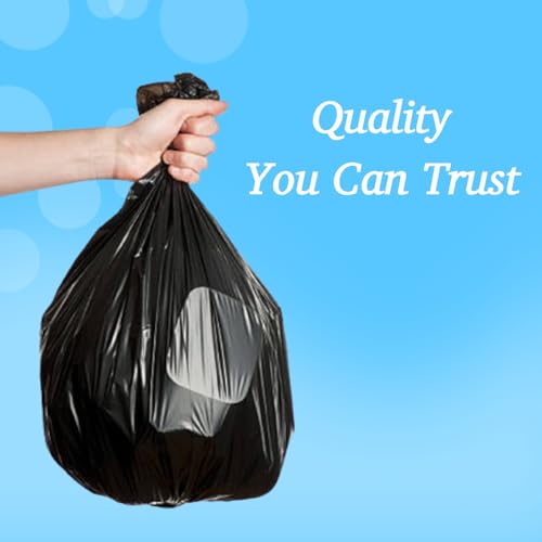 Image of Garbage Bags Medium Size, 19x21 Inches, Biodegradable Dustbin Bags Medium, Polythene Trash Bag For Home, Office, Kitchen, Restaurants, Plastic Dust Bin Cover, 30 Bags Per Roll (Pack of 3)