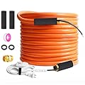 Heated Water Hose for RV with GFCI Protection,Lead-free Heated Drinking Water Hose Anti-freeze Heated RV Small Hose for Home, Garden, Trailer, Lead-free, RV Accessories (30 FT)
