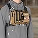 CVLIFE Outdoor Chest Bag for Men, Tactical Chest Pack with Phone Holder, Adjustable Running Vest Bag with Extra Storage, Lightweight Anti-theft EDC Rig for Hiking, Cycling, Sports, Workouts, Khaki