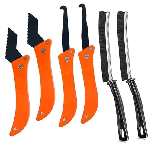 Grout Removal Tool, Caulking Cleaner Tool Kit, Cleaning Brush for Tile Joint Gap Seams or Corner