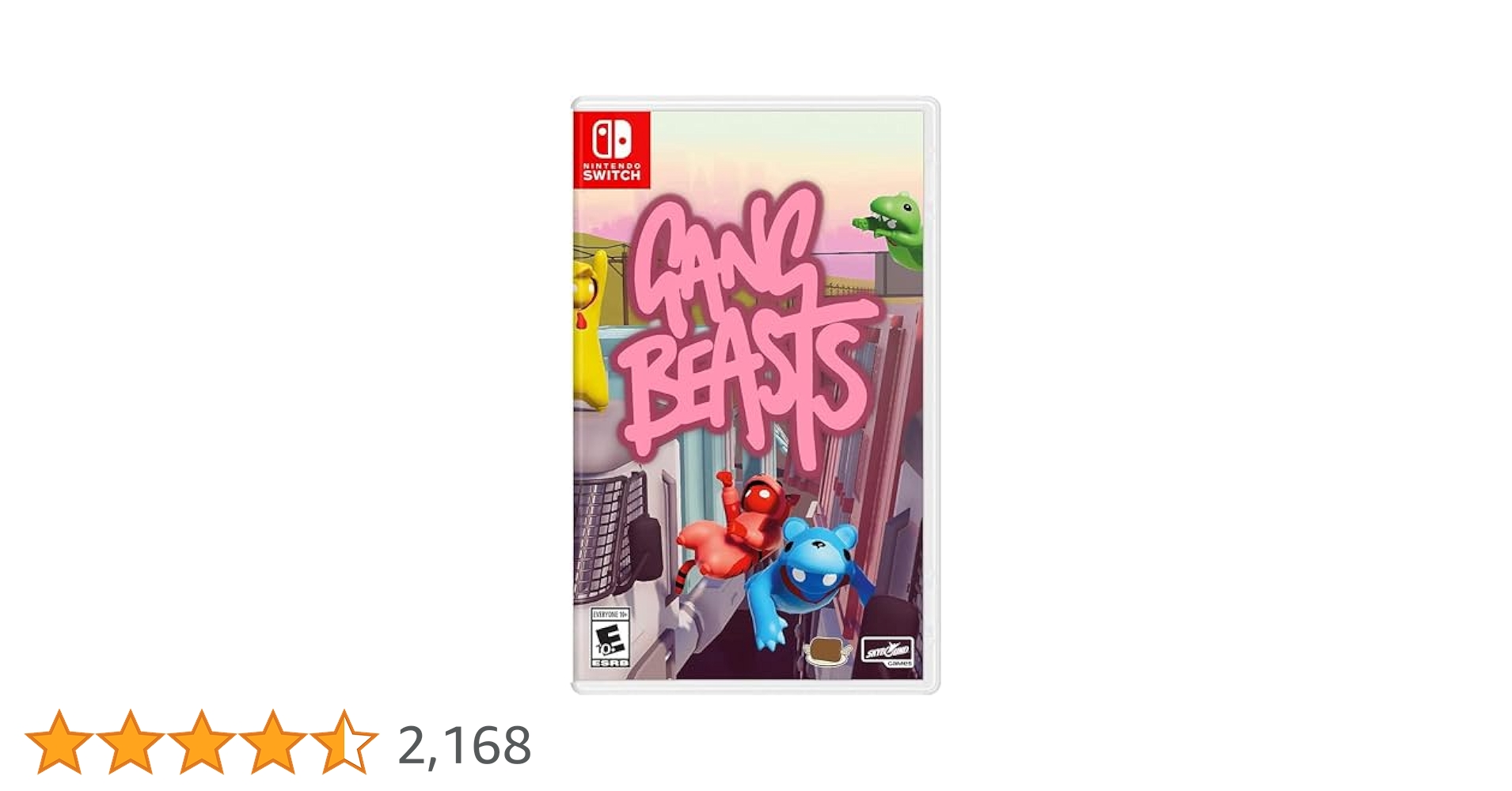 北米版 ギャングビースト GANG BEASTS スイッチ ソフト ニンテンドー スイッチ Gang Beasts ソフト ギャングビースト