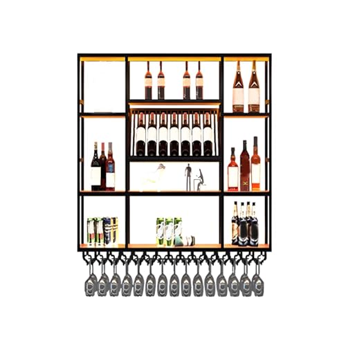 Étagères et porte-verres pour boissons alcoolisées avec grande capacité en métal - 2