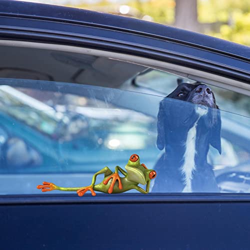 Adesivos de animais para carro,Adesivos de sapos resistentes à água 3D para garrafas de água | Adesi