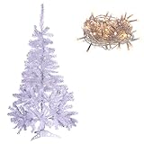 -Dieser 1,20 m große, künstliche weiße Tannenbaum erspart Ihnen eine Menge Zeit und Arbeit in der stressigen Weihnachtszeit - das Aussuchen, Tragen und Entsorgen der Tanne wird Ihnen mit diesem Baum erspart.