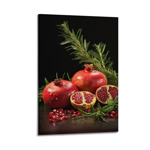 Poster sur toile de qualité supérieure grenade nature morte 30x45 cm