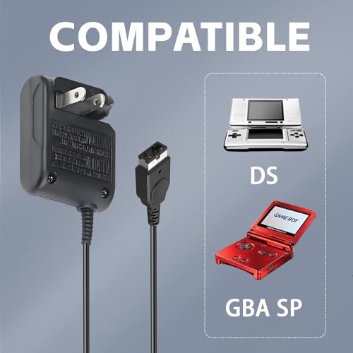 image for Vranzoral Gameboy Advance SP Charger - AC Wall Adapter & USB Charging 