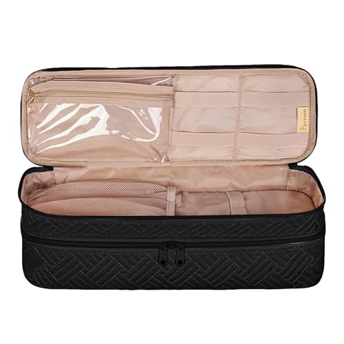 Borsa per asciugacapelli custodia per il trasporto per a doppio strato organizer portatile per lo stoccaggio da viaggio compatibile con a passo singolo e cepi