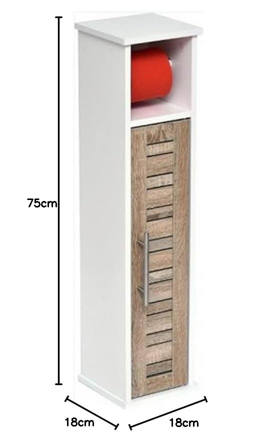 aufbewahrung skandinavisch MadeInNature Badmöbel – – Schrank Reserve Toilette – Küche, Haushalt & Wohnen AFOOYO Wooden Watch Band Side tables Anzahl der Ampullen::18 Ampullen