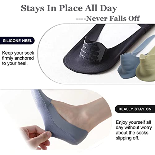 Thin No Show Socks Womens & Men, Invisible Ice Silk Socks, Low Cut Liner Non Slip Socks, loafers Socks3