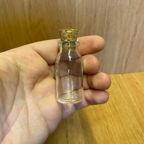 10 Ml Mantar Tıpalı Cam Şişe - Tıpalı Cam Şişe 10 cc x 10 Adet