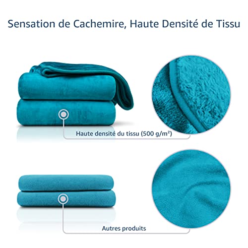 Couverture Amago Plaid Lit Canapé Couverture Douce Sensation Cachemire