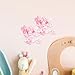 Imagen de HOODANCOS 100 piezas Chupetes Miniaturas Acrílicos Transparentes para Decoración Shower Adornos Colgantes Pequeños para Fiesta Accesorios DIY Favor Niña Rosa