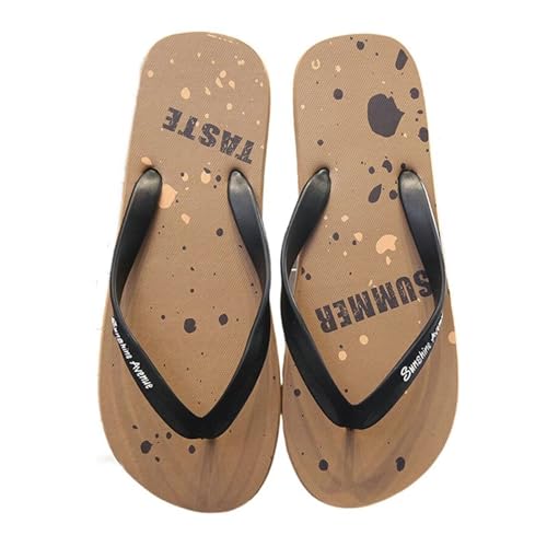 SywzX&xfybz Summer Men's PVC Flip Flops Outdoor Beach Casual Sandal