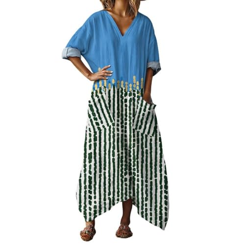 Robe légère et respirante en mélange décontracté pour femme